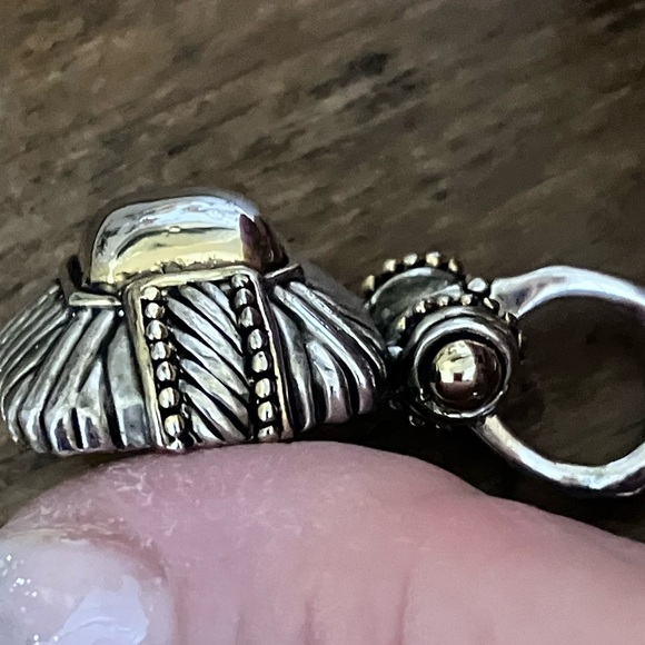 Brighton Elegant Silver and Gold Tone Pendant - Picture 4 of 7